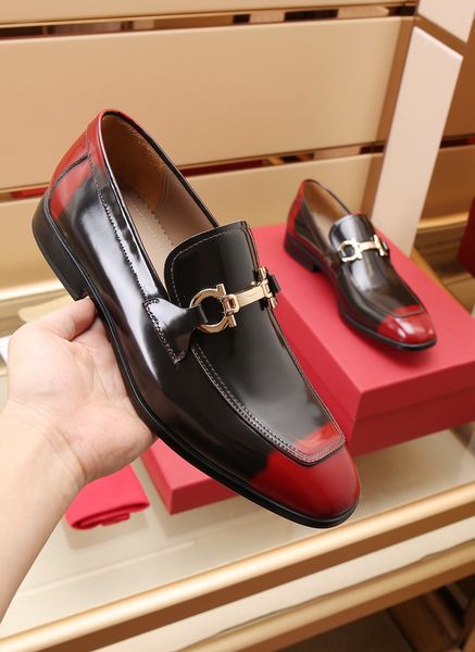 

men elegant designer fashion slip on flats party wedding dress shoes men's formal brand business comfortable oxfords size 38-44, Black