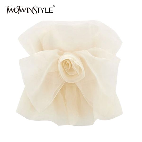 

patchwork vest for women slash neck sleeveless off shoulder ruched minimalist solid vests female clothing 210524, White