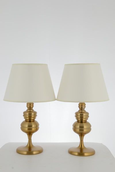 

table lamps double uster bronze metal lamp