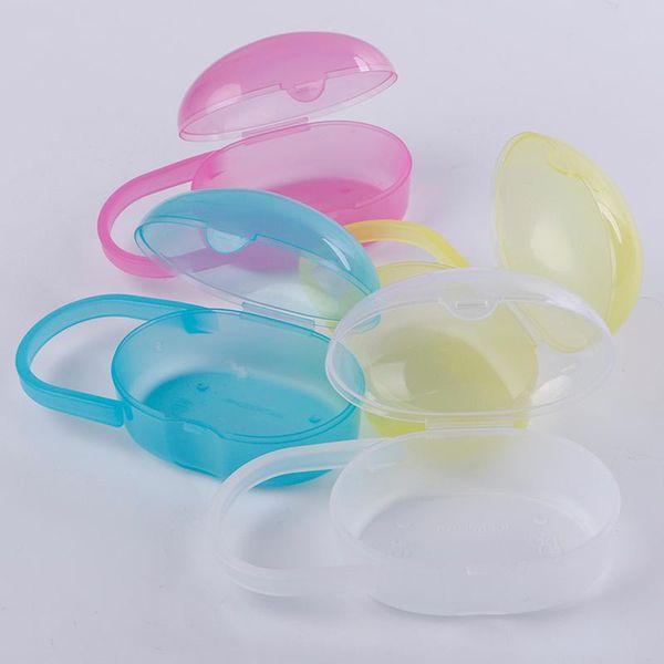 

pacifiers# 1pc soild portable baby infant kids pacifier nipple cradle case holder travel storage box