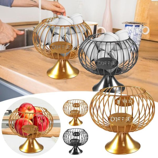 

coffee universal storage basket cup vintage pod organizer holder black for home cafe el #t3g baskets