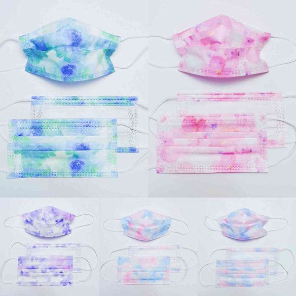 

custom logo mask cover color gradient rainbow disposable mask