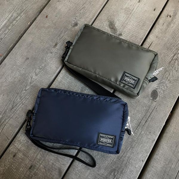 

wallets japanese and korean brand wallet head porter nylon cloth short female handbag casual student youth purse1, Red;black