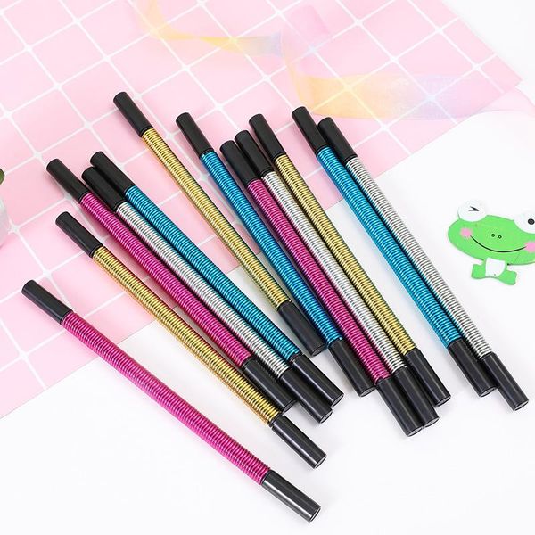 

gel pens reduce pressure gelpen creative double headed spring pen multi-functional relaxation young student's toy stationery gift