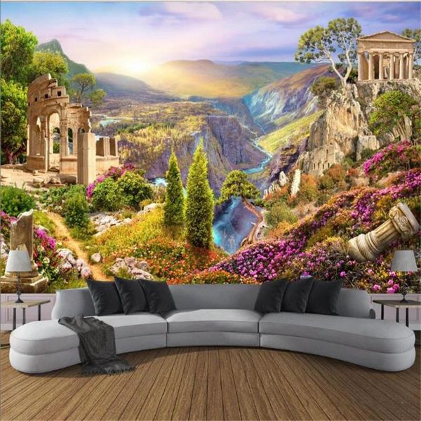 

wallpapers custom size 3d po wallpaper mural living room bed garden valley landscape picture sofa tv backdrop for wall