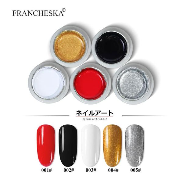 

nail gel japan painted glue with high saturation art painting flower drawing line uv 12 color tslm1, Red;pink