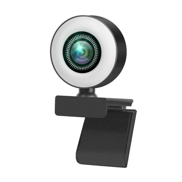 

webcams webcam pc 4k full hd streaming live usb web camera fill-in lighting video broadcast with stereo mic 90degree