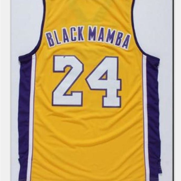 

custom men youth women vintage mamba out k b college basketball jersey size s-6xl or custom any name or number jersey, Black