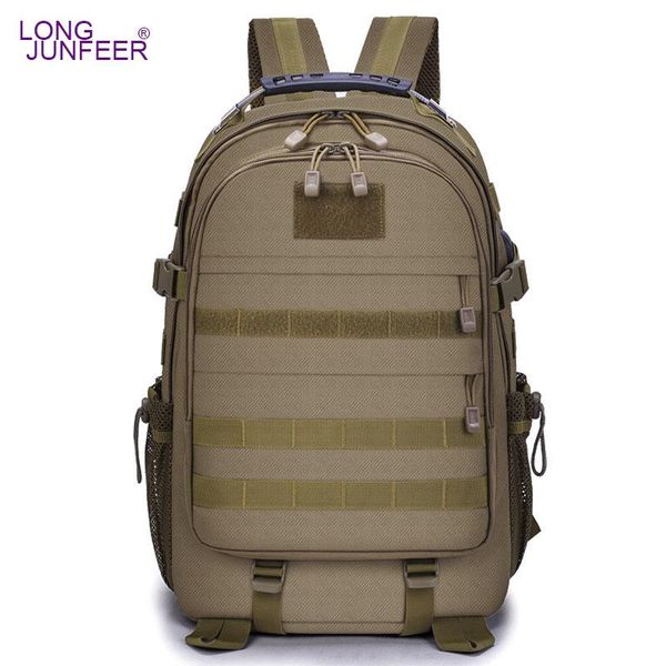 

backpack brand large capacity outdoor travel bag camping hiking military molle water-repellent tactical adjustable zl140