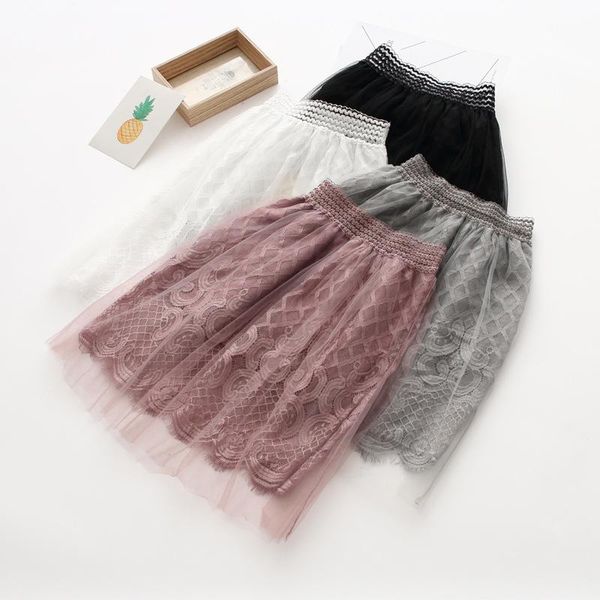 

skirts lovely girls child lace tulle tutu candy color holiday fashion summer spring sweet kids party