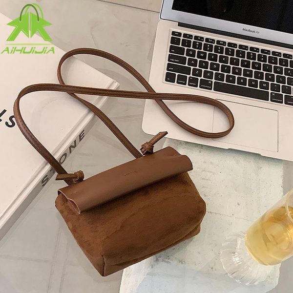 

evening bags high capacity clamshell retro women crossbody 2021 fashion pu leather shoulder handbag cute tassel female messenger bag