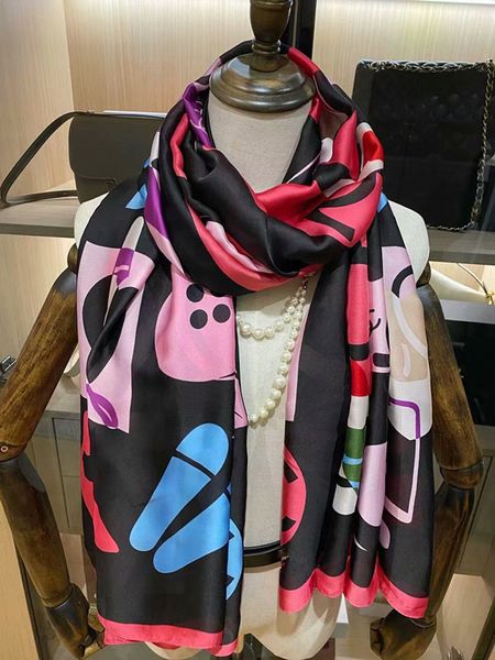 

beautiful ladies silk scarf designer fashion silk shawl turban women professional new design pashmina, Blue;gray