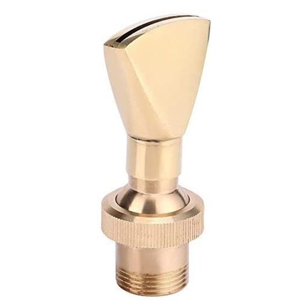 

watering equipments brass universal fan-shaped sprinkler seedling greenhouse irrigation car wash water gun head fountain nozzle amiable