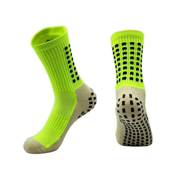 

sports socks sport men running rubber point football anti slip breathable fabric mid-tube basketball long, Black