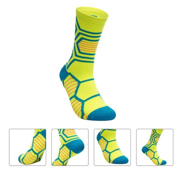

pair comfortable cycling socks hygroscopic and sweat releasing sports, Black