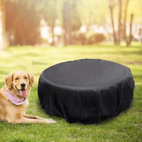 

pool & accessories bathtub overlay round oxford cloth cover pet quality foldable rain and sun protection waterproof fit swimming