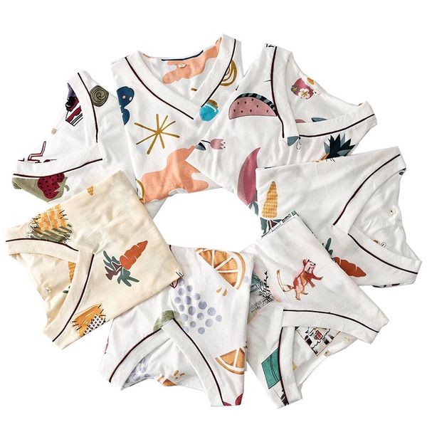 

women's sleepwear pure cotton knitted women v-neck pullover pajamas set ladies spring and autumn thin long-sleeved+pants loose hom, Black;red