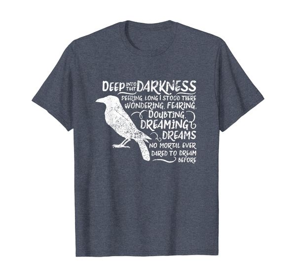 

The Raven Edgar Allen Poe Quote T-Shirt, Mainly pictures