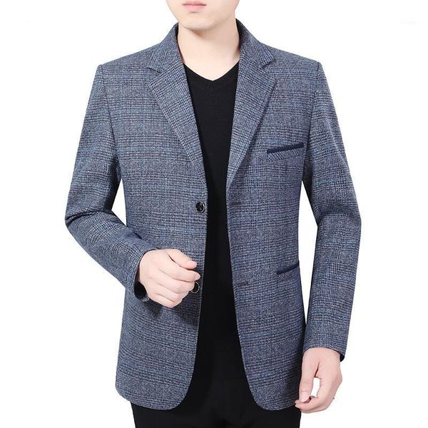 

men's wool suit coat blends casual blazers men male solid business mens coats and jackets suits &, White;black