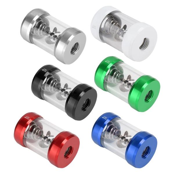 

fans & coolings g1/4 thread computer water cooling flow meter metal covers filter indicator for pc system