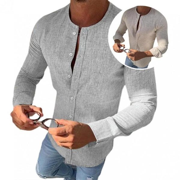

men's casual shirts round neck simple men shirt male soft for daily wear, White;black