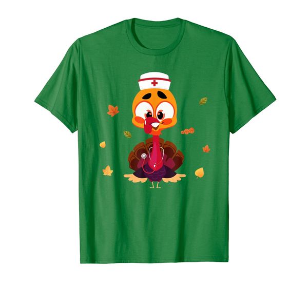 

turkey nurse thanksgiving day men women gifts t-shirt, White;black