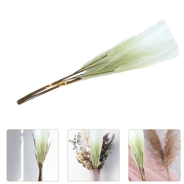 

decorative flowers & wreaths 10pcs natural fake reed bouquets false flower decor arrangement