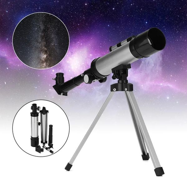 IPREE® Telescópio Astronómico Telescópio Monocular + Tripé + Óculos Ópticos Escopo Para Relógio Viagem Moon Pássaro Crianças Estudantes