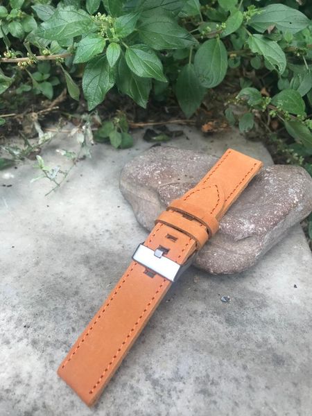 

watch bands 22mm turuncu renk saat kordonu, Black;brown