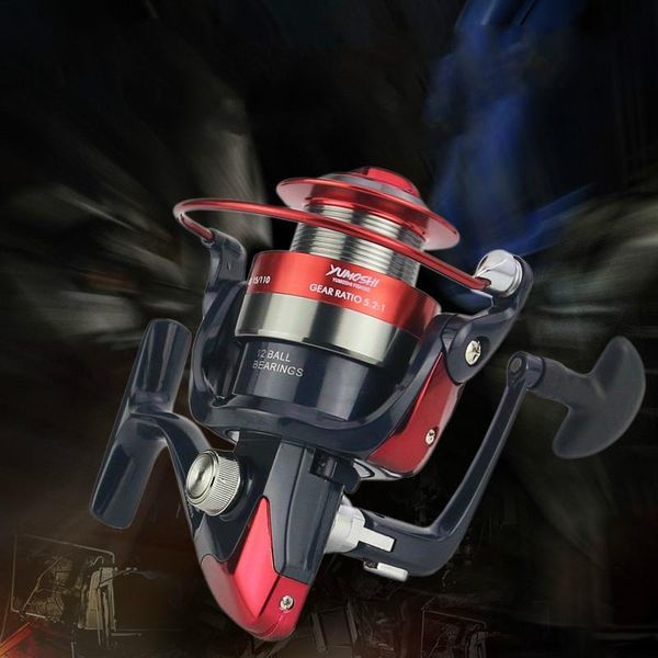 

fishing reel ocean beach am2000-7000 spinning 12 bb gear ratio graphite hollow body braid ready spool ultra light baitcasting reels