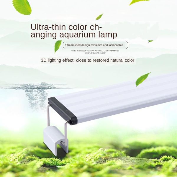 

aquariums lighting aquatic grass lamp aquarium tank waterproof color-changing full spectrum algae holder led