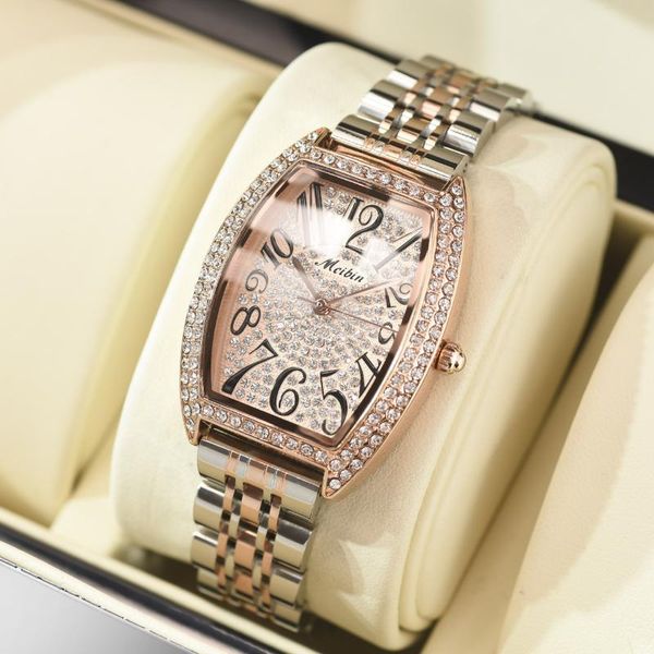 

wristwatches women's quartz watch waterproof fashion wrist watches for women bling diamand ladies, Slivery;brown