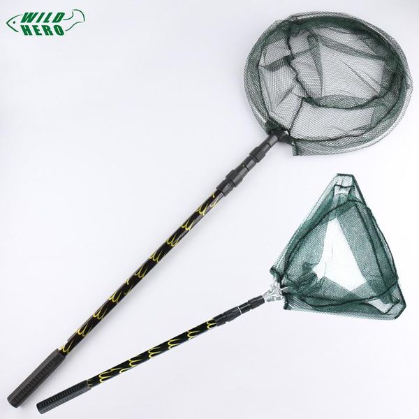 

fishing accessories wildhero aluminum alloy 170/190/210cm retractable net telescoping foldable landing pole folding for