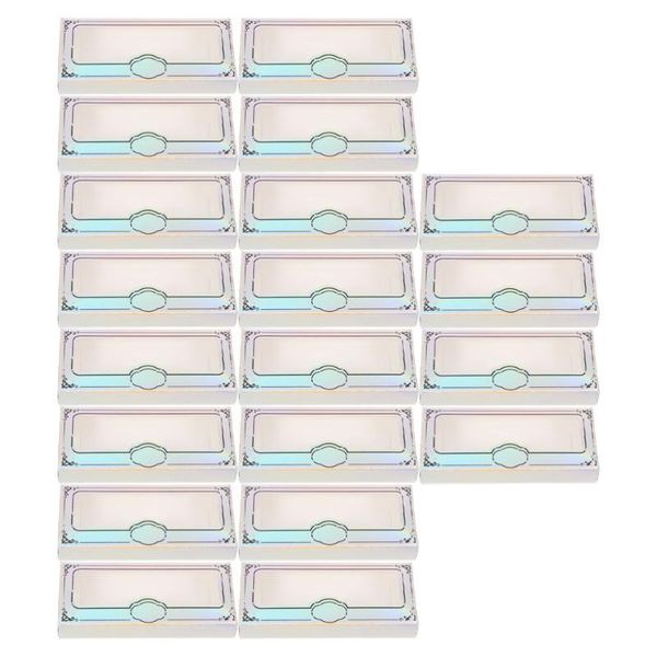 

false eyelashes 20pcs empty eyelash case set storage box packaging