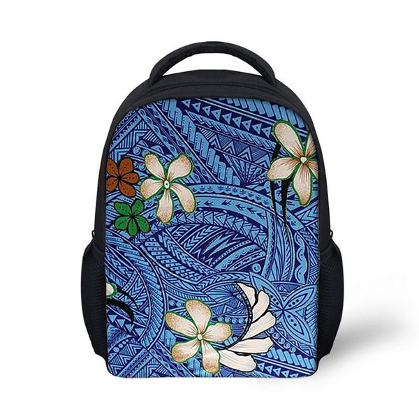 

school bags flower tonga fiji tribal girl backpack for kids polynesian storage backpackbag children girls book bag students mochila