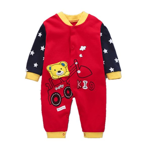 

kids outing romper baby cotton jumpsuit spring and autumn newborn clothes, Blue