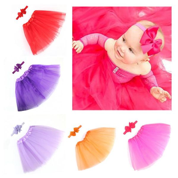 

skirts baby girl born mesh tutu skirts+headwear bowknot sets christening kid clothes pograph 1 year birthday skirt, Blue