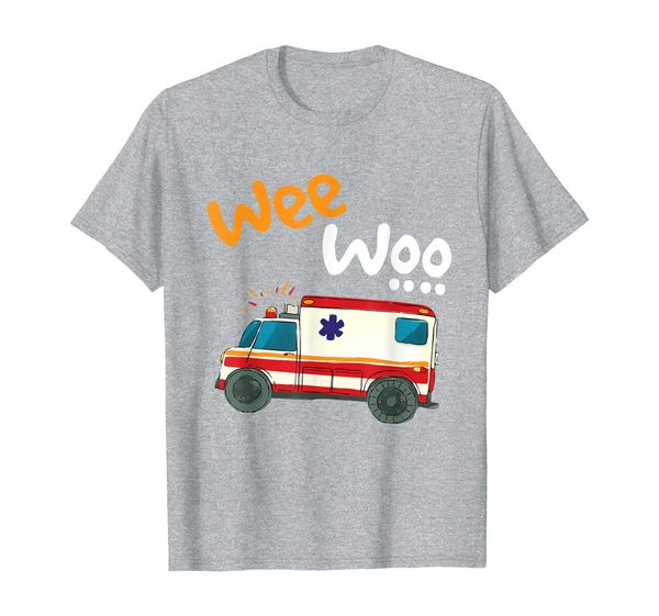 

Wee Woo Ambulance AMR Funny EMS EMT Paramedic Novelty Gift T-Shirt, Mainly pictures