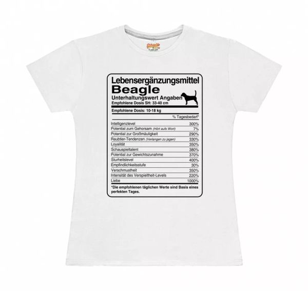 

t-shirt womens dose beagle life supplements by siviwonder, White;black
