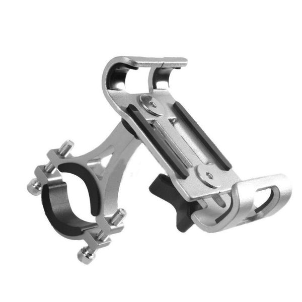 

cell phone mounts & holders motorcycle bike holder aluminum alloy anti slip bracket gps clip universal bicycle stand for all smartphones