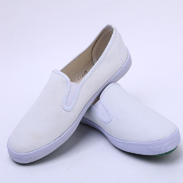 Мужчины кроссовки белые белые белые дышащие удобные мужские кроссовки холст обуви спортивные кроссовки бегунов размером 40-45 04