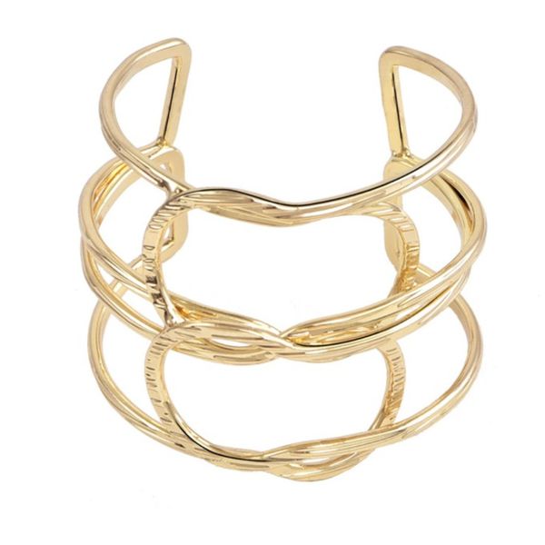 

exaggerated 8-shaped bracelet, simple style in europe and america bangle, Black