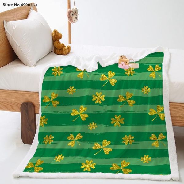 

blankets leaves blanket plants throw fleece soft sherpa on sofa bed couch 3d print home bedding dropship