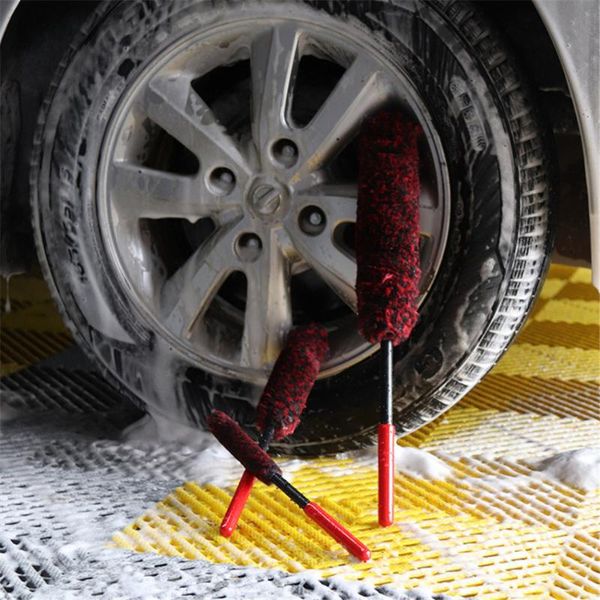 

universal car wash wheel brush portable pp handle wool tire cleaning washing cleaner sponge