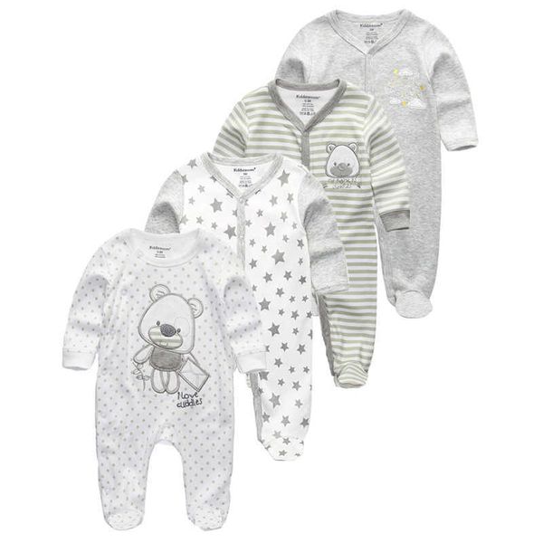 

baby clothes boy girl clothes romper long sleeve autumn winter jumpsuit born clothing sets cartoon animal 210722, Blue