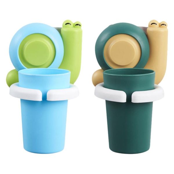 

toothbrush holders 2pcs toothpaste stand hanging brush housewarming gift