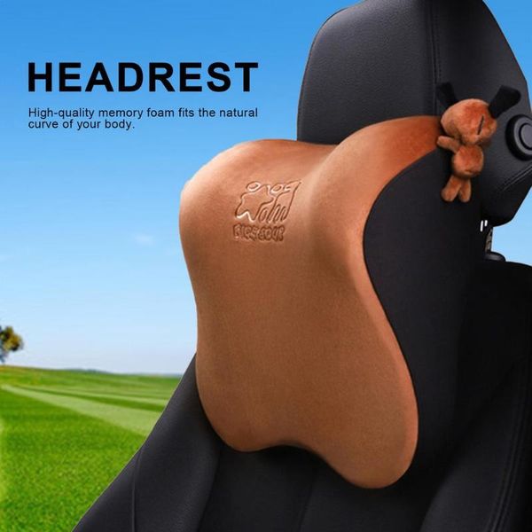 

seat cushions memory foam car seats headrest waist support auto neck pillow head comfortable cushion adjustable protector accessories