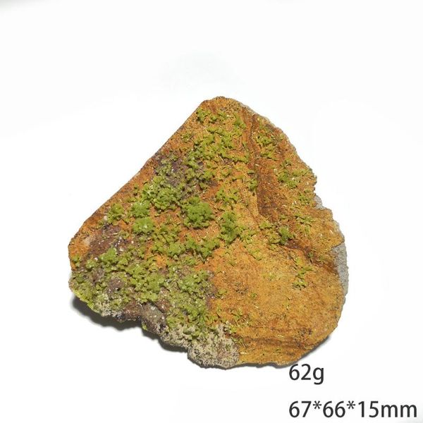 

decorative objects & figurines 62g a1-1b natural pyromorphite mineral specimens for rare collections gift from guangxi province china