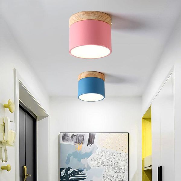 

downlights surface mounted downlight led ceiling light nordic style living room home corridor aisle cloakroom lighting fixtures