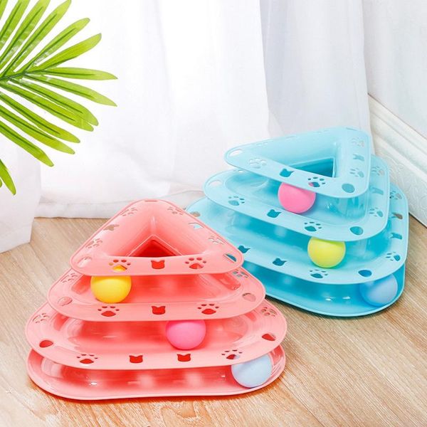 

cat toys for cats play disk rotating three layer products turntable pet supplies puzzle funny goods pets sees